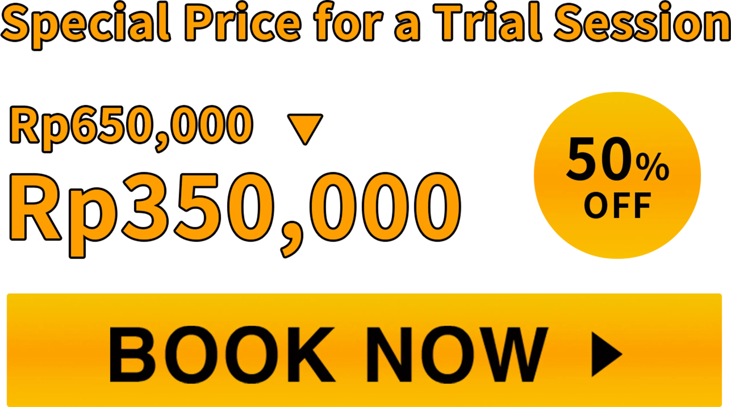 Special Price for a Trial Session