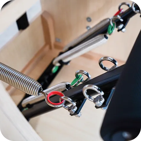 Pilates reformer equipment